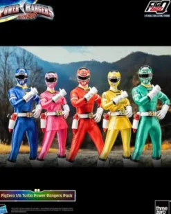 Power Rangers Turbo Pack de 5 Figuras FigZero 1/6 Turbo Power Rangers 30 cm