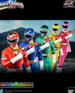 Power Rangers Turbo Pack de 5 Figuras FigZero 1/6 Turbo Power Rangers 30 cm