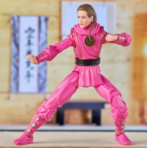 Power Rangers x Cobra Kai Ligtning Collection Figura Morphed Samantha LaRusso Pink Mantis Ranger