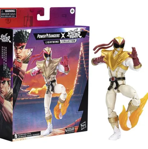 Power Rangers X Street Fighter Lightning Collection Morphed Ryu Crimson Hawk Ranger