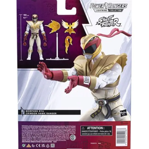 Power Rangers X Street Fighter Lightning Collection Morphed Ryu Crimson Hawk Ranger
