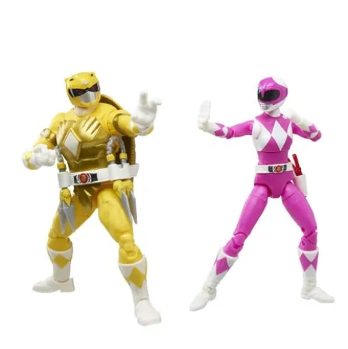 Power Rangers X Teenage Mutant Ninja Turtles Lightning Collection Morphed Michelangelo and Morphed April O’Neil