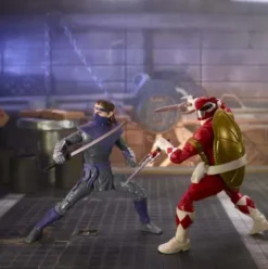 Power Rangers X Teenage Mutant Ninja Turtles Lightning Collection Morphed Raphael and Foot Soldier Tommy