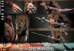 Predator: Badlands Movie Masterpiece Pack de 2 Figuras 1/6 Dek (Bone Bison Armor) and Bud 31 cm