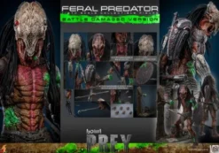 Predator: Prey Figura Movie Masterpiece 1/6 Feral Predator (Battle Damaged Version) 37 cm