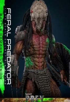 Predator: Prey Figura Movie Masterpiece 1/6 Feral Predator (Battle Damaged Version) 37 cm