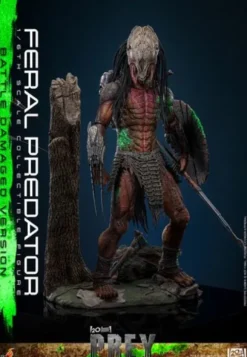 Predator: Prey Figura Movie Masterpiece 1/6 Feral Predator (Battle Damaged Version) 37 cm