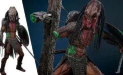 Predator: Prey Figura Movie Masterpiece 1/6 Feral Predator (Battle Damaged Version) 37 cm