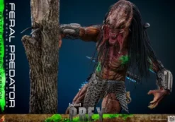 Predator: Prey Figura Movie Masterpiece 1/6 Feral Predator (Battle Damaged Version) 37 cm