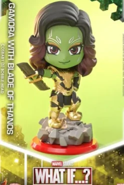 ¿Qué pasaría si…? Minifigura Cosbaby (S) Gamora (with Blade of Thanos) 10 cm