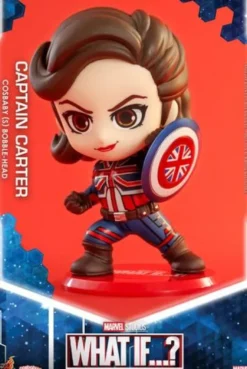 ¿Qué pasaría si…? Minifigura Cosbaby (S) Captain Carter 10 cm