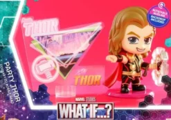 ¿Qué pasaría si…? Minifigura Cosbaby (S) Party Thor 10 cm