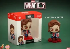 ¿Qué pasaría si…? Minifigura Cosbi Captain Carter 8 cm