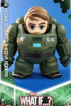 ¿Qué pasaría si…? Minifiguras Cosbaby (S) Hydra Stomper & Steve Rogers 10 cm