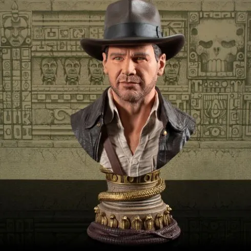 Raiders of the Lost Ark Indiana Jones Legends in 3-Dimensions Bust
