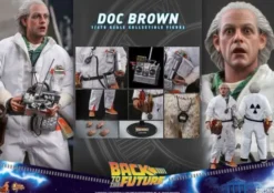Regreso al futuro Figura Movie Masterpiece 1/6 Doc Brown 30 cm
