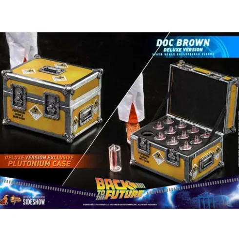 Regreso al futuro Figura Movie Masterpiece 1/6 Doc Brown (Deluxe Version) 30 cm Hot Toys