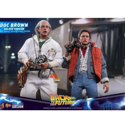 Regreso al futuro Figura Movie Masterpiece 1/6 Doc Brown (Deluxe Version) 30 cm Hot Toys