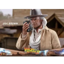 Regreso al futuro III Figura Movie Masterpiece 1/6 Doc Brown 32 cm Hot Toys