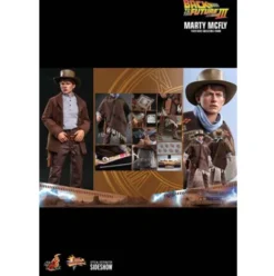Regreso al futuro III Figura Movie Masterpiece 1/6 Marty McFly 28 cm Hot Toys