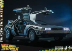 Regreso al Futuro II Vehículo Movie Masterpiece 1/6 DeLorean Time Machine 72 cm