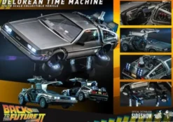 Regreso al Futuro II Vehículo Movie Masterpiece 1/6 DeLorean Time Machine 72 cm