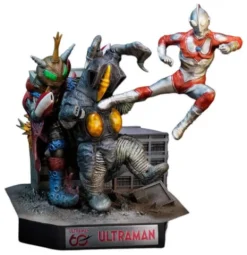 Return of Ultraman Estatua 1/8 Ultraman Jack vs Zetton II & Alien Bat Battle scene 25 cm