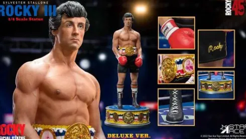 Rocky III Estatua 1/4 Rocky Balboa Deluxe Ver. 46 cm