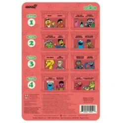 Sesame Street Figura ReAction Wave 04 Chef Cookie Monster 10 cm