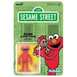 Sesame Street Figura ReAction Wave 04 Elmo & Baby David 10 cm