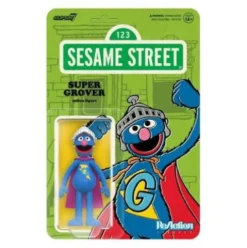 Sesame Street Figura ReAction Wave 03 Super Grover 10 cm