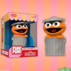 Sesame Street Figura Soft Vinyl FUN! FUN! Oscar the Grouch (Orange) 13 cm