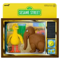 Sesame Street Pack de 2 Figuras ReAction Big Bird and Mr. Snuffleupagus 10 cm