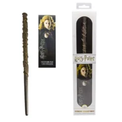 Set de Varita y Marcapáginas 3D Hermione Harry Potter