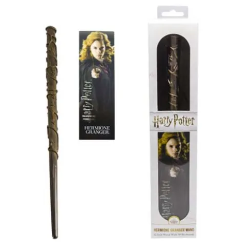 Set de Varita y Marcapáginas 3D Hermione Harry Potter