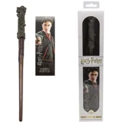 Set de Varita y Marcapáginas 3D Harry Potter
