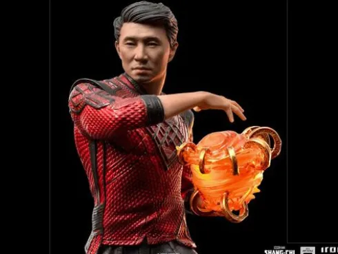Shang-Chi y la leyenda de los Diez Anillos Estatua BDS Art Scale 1/10 Shang-Chi & Morris 19 cm