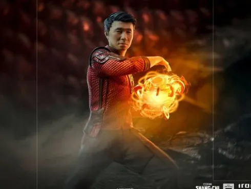 Shang-Chi y la leyenda de los Diez Anillos Estatua BDS Art Scale 1/10 Shang-Chi & Morris 19 cm