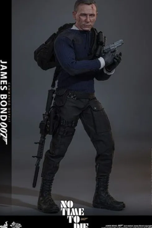 Sin tiempo para morir Figura Movie Masterpiece 1/6 James Bond (Commando Outfit) Hot Toys Exclusive 30 cm