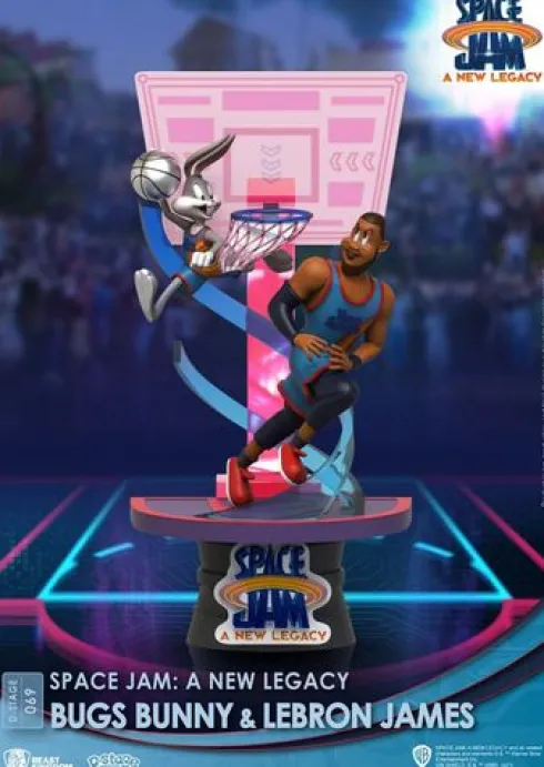 Space Jam: A New Legacy Diorama PVC D-Stage Bugs Bunny & Lebron James New Version 15 cm