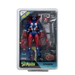 Spawn Page Punchers Figura Spawn 1977 Red and Blue (Chase) Red Platinum Edition 18 cm