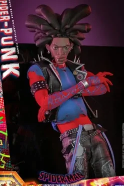 Spider-Man: Cruzando el Multiverso Figura Movie Masterpiece 1/6 Spider-Punk 32 cm