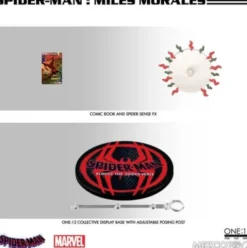 Spider-Man Figura 1/12 GMiles Morales 17 cm