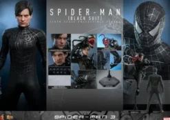 Spider-Man 3 Figura Movie Masterpiece 1/6 Spider-Man (Black Suit) 30 cm