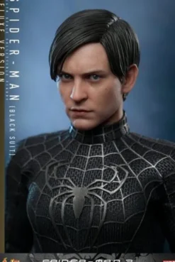 Spider-Man 3 Figura Movie Masterpiece 1/6 Spider-Man (Black Suit) (Deluxe Version) 30 cm