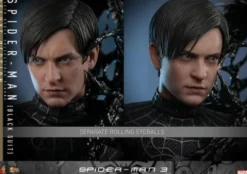 Spider-Man 3 Figura Movie Masterpiece 1/6 Spider-Man (Black Suit) (Deluxe Version) 30 cm