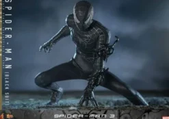 Spider-Man 3 Figura Movie Masterpiece 1/6 Spider-Man (Black Suit) (Deluxe Version) 30 cm