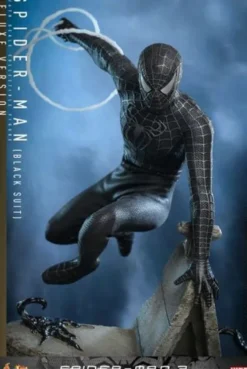Spider-Man 3 Figura Movie Masterpiece 1/6 Spider-Man (Black Suit) (Deluxe Version) 30 cm
