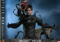Spider-Man 3 Figura Movie Masterpiece 1/6 Spider-Man (Black Suit) (Deluxe Version) 30 cm