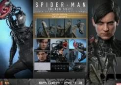 Spider-Man 3 Figura Movie Masterpiece 1/6 Spider-Man (Black Suit) (Deluxe Version) 30 cm